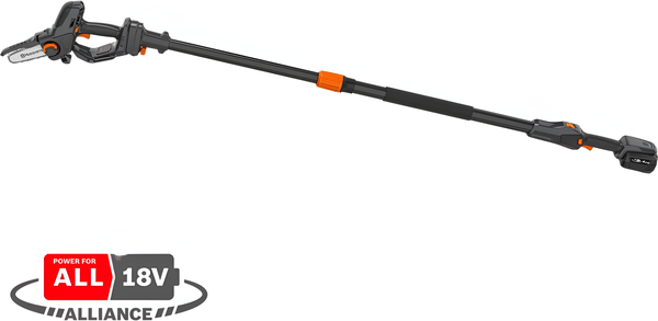 Kit Podadora Aspire Husqvarna P5 + Barra Telescopica +Bateria 4,0 Ah y Cargador 18V